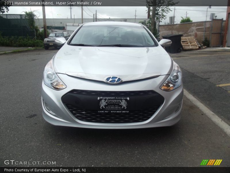 Hyper Silver Metallic / Gray 2011 Hyundai Sonata Hybrid