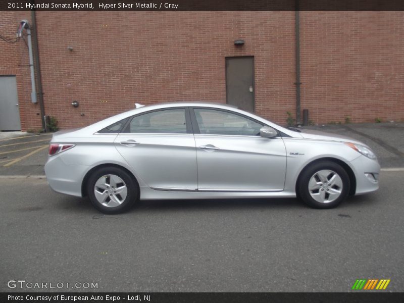 Hyper Silver Metallic / Gray 2011 Hyundai Sonata Hybrid
