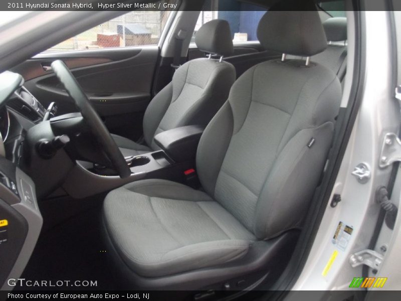 Hyper Silver Metallic / Gray 2011 Hyundai Sonata Hybrid