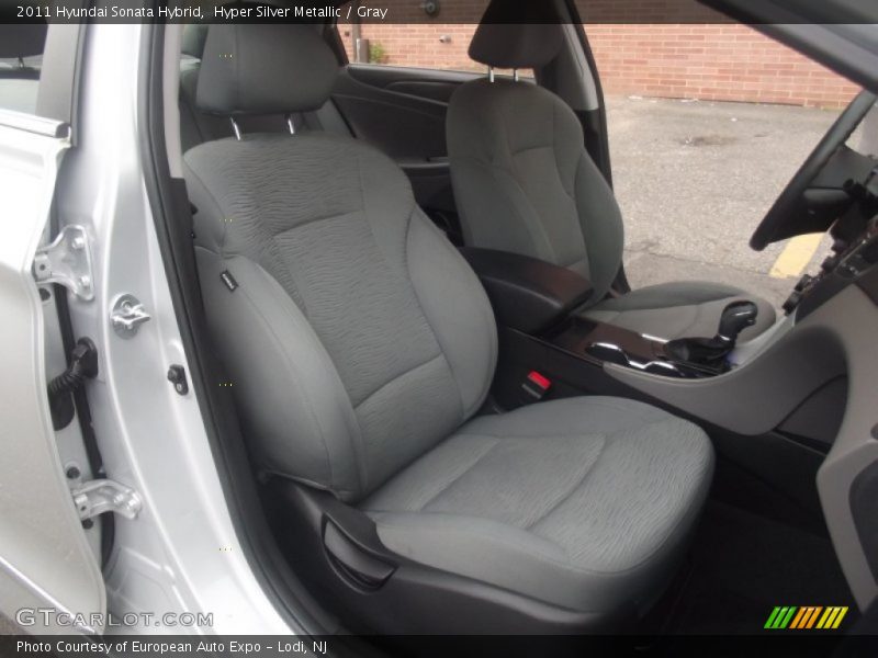 Hyper Silver Metallic / Gray 2011 Hyundai Sonata Hybrid
