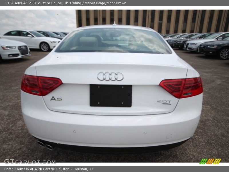 Ibis White / Velvet Beige/Moor Brown 2014 Audi A5 2.0T quattro Coupe