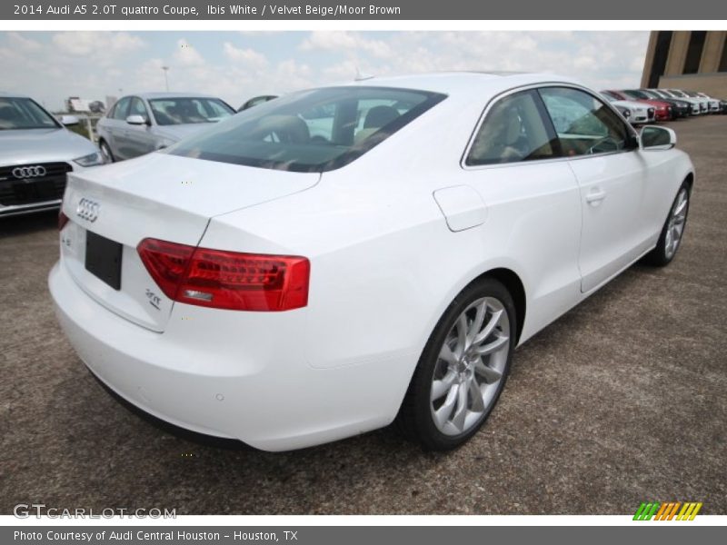 Ibis White / Velvet Beige/Moor Brown 2014 Audi A5 2.0T quattro Coupe