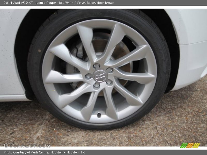 Ibis White / Velvet Beige/Moor Brown 2014 Audi A5 2.0T quattro Coupe
