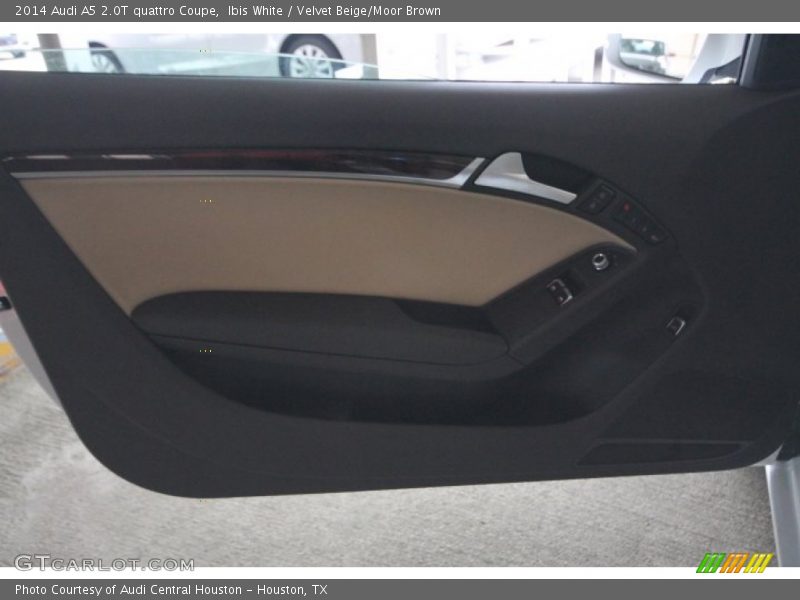 Ibis White / Velvet Beige/Moor Brown 2014 Audi A5 2.0T quattro Coupe