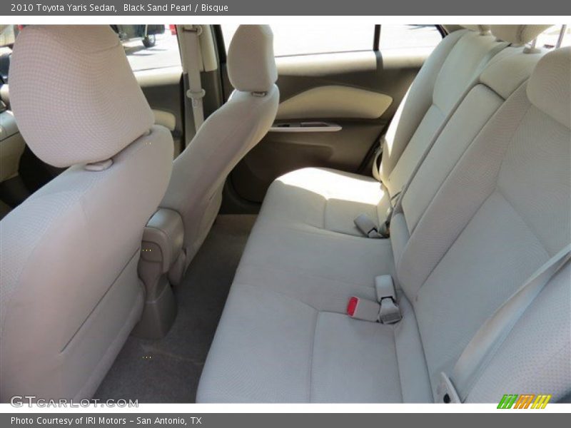 Black Sand Pearl / Bisque 2010 Toyota Yaris Sedan