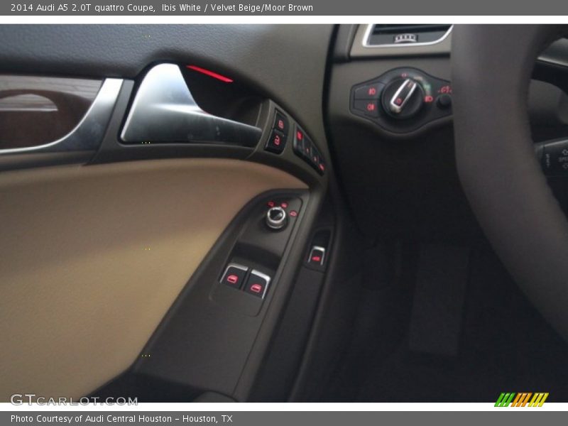Ibis White / Velvet Beige/Moor Brown 2014 Audi A5 2.0T quattro Coupe