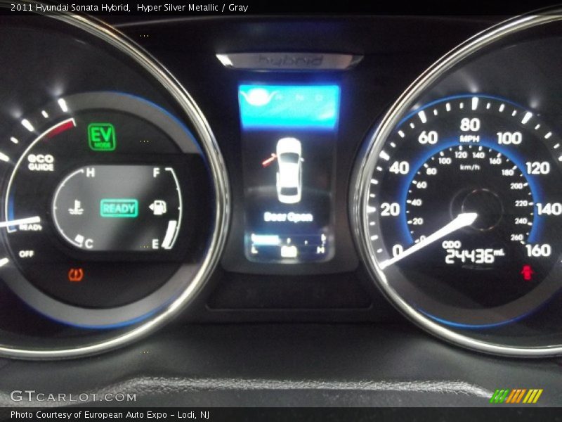 Hyper Silver Metallic / Gray 2011 Hyundai Sonata Hybrid