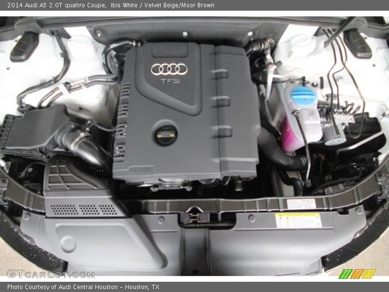 Ibis White / Velvet Beige/Moor Brown 2014 Audi A5 2.0T quattro Coupe