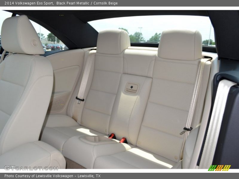 Black Pearl Metallic / Cornsilk Beige 2014 Volkswagen Eos Sport