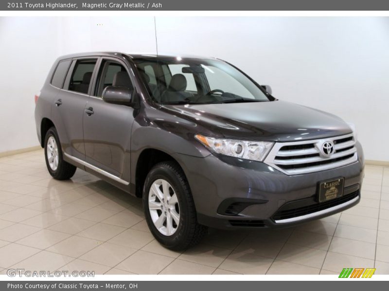 Magnetic Gray Metallic / Ash 2011 Toyota Highlander