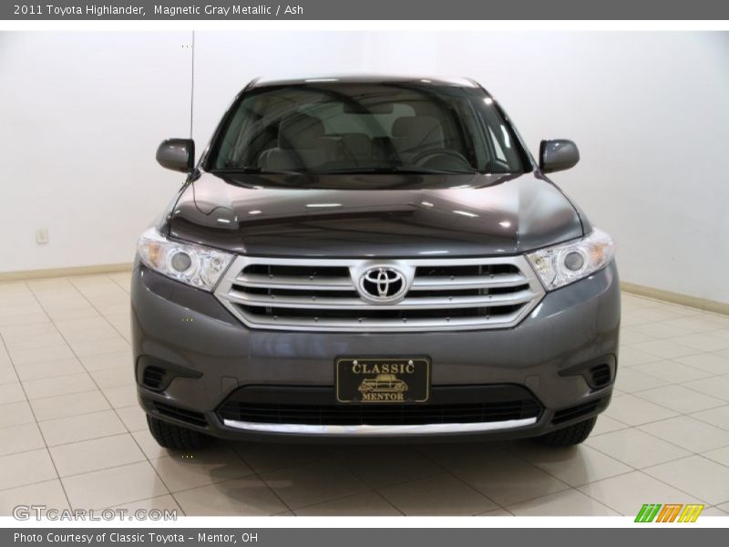 Magnetic Gray Metallic / Ash 2011 Toyota Highlander