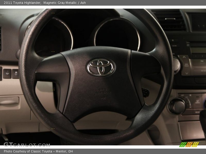 Magnetic Gray Metallic / Ash 2011 Toyota Highlander