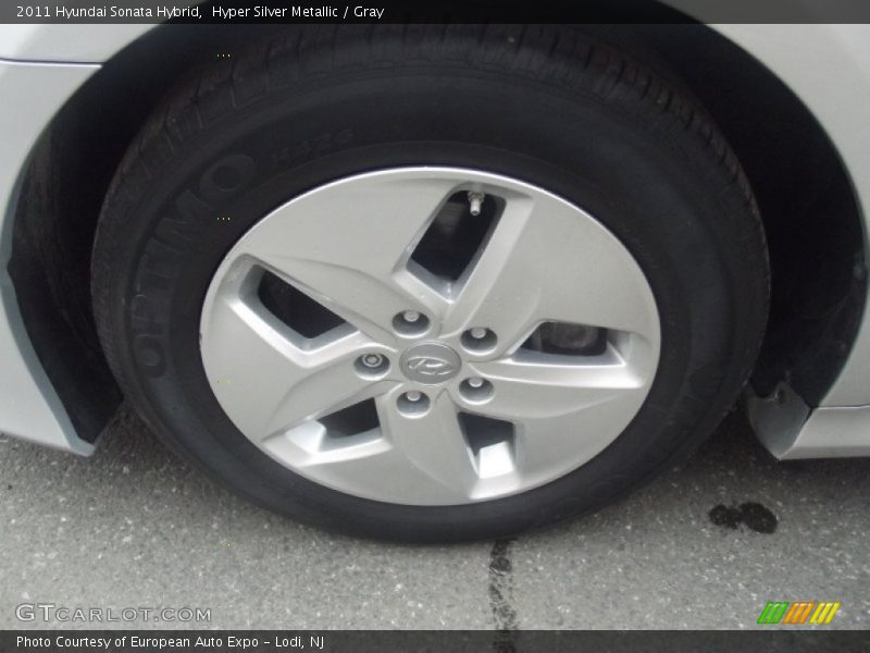 Hyper Silver Metallic / Gray 2011 Hyundai Sonata Hybrid