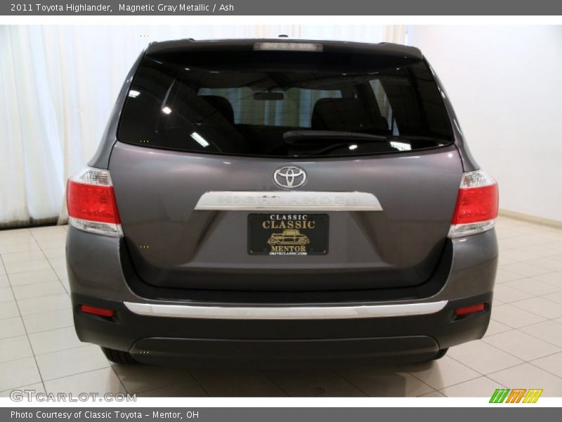 Magnetic Gray Metallic / Ash 2011 Toyota Highlander