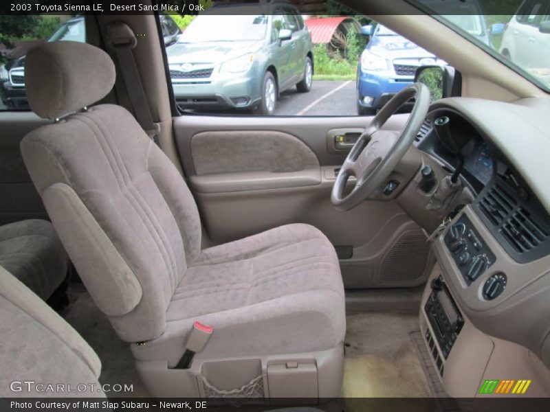 Desert Sand Mica / Oak 2003 Toyota Sienna LE