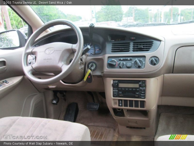 Desert Sand Mica / Oak 2003 Toyota Sienna LE