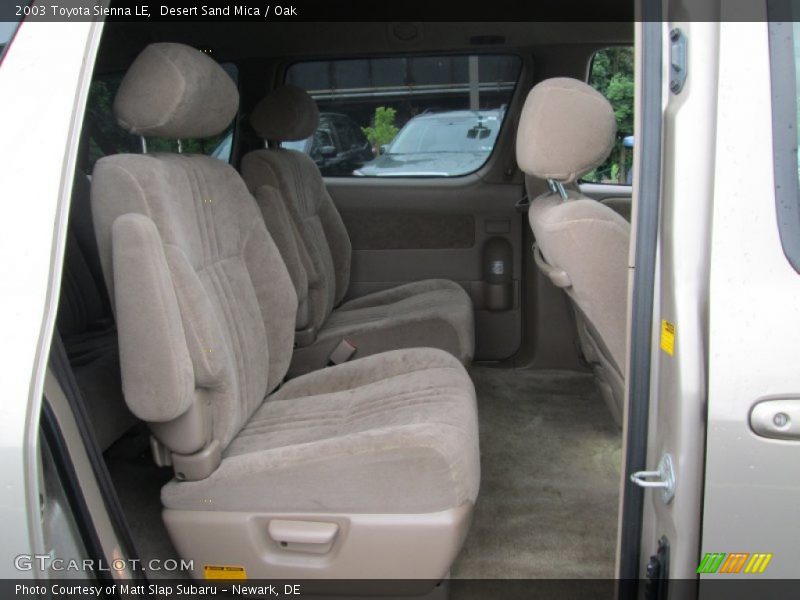 Desert Sand Mica / Oak 2003 Toyota Sienna LE