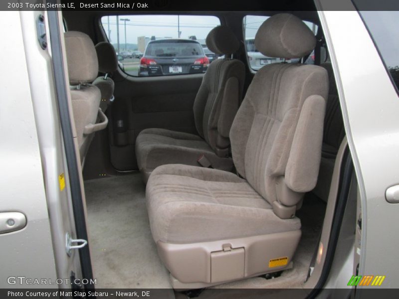 Desert Sand Mica / Oak 2003 Toyota Sienna LE