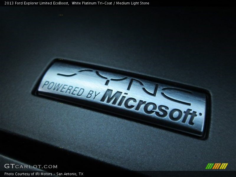 White Platinum Tri-Coat / Medium Light Stone 2013 Ford Explorer Limited EcoBoost