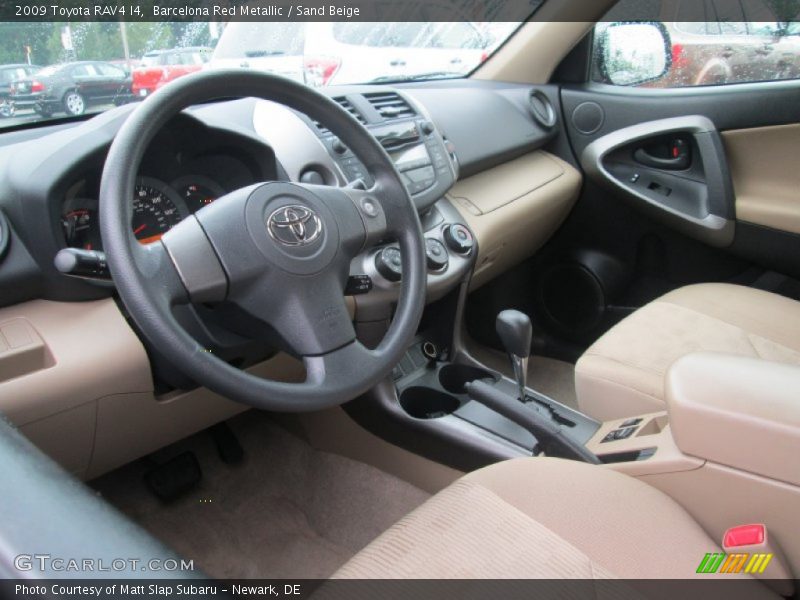  2009 RAV4 I4 Sand Beige Interior