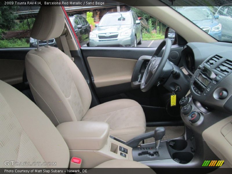 Barcelona Red Metallic / Sand Beige 2009 Toyota RAV4 I4