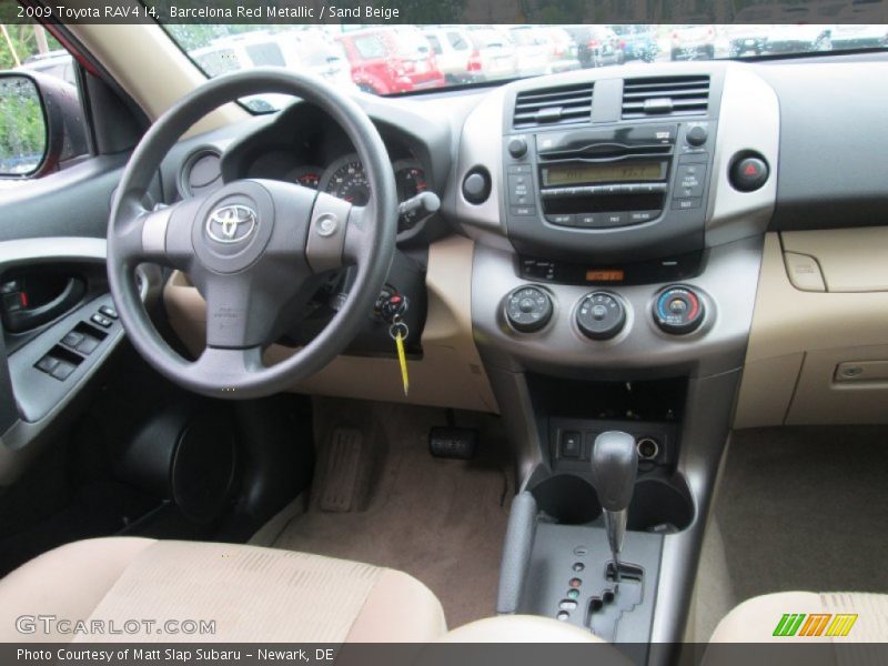 Dashboard of 2009 RAV4 I4