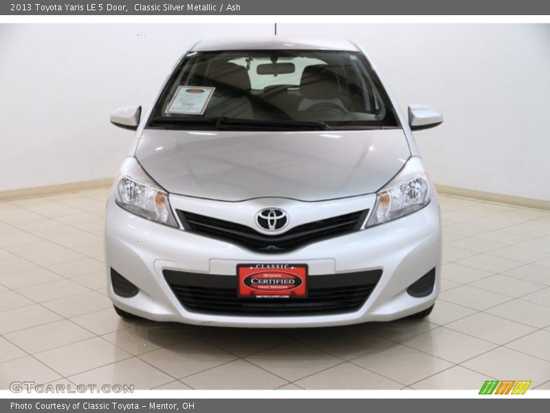 Classic Silver Metallic / Ash 2013 Toyota Yaris LE 5 Door