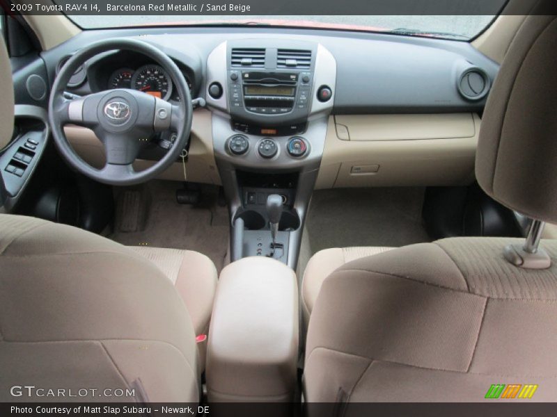 Barcelona Red Metallic / Sand Beige 2009 Toyota RAV4 I4