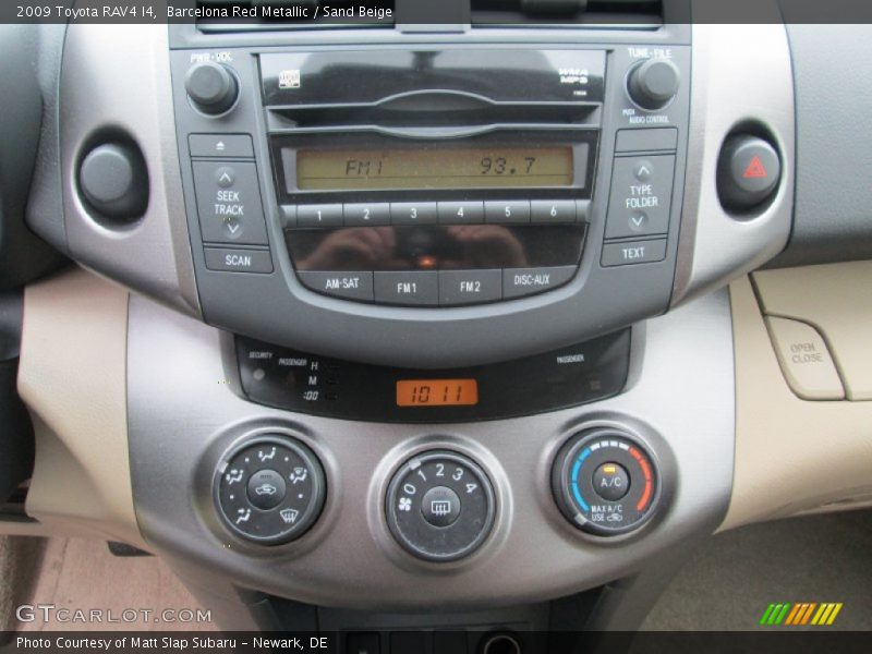 Controls of 2009 RAV4 I4