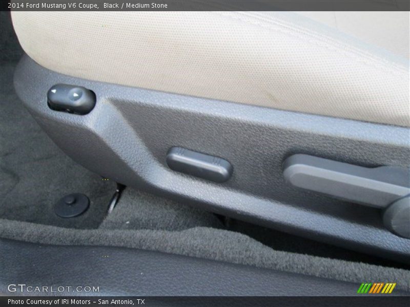 Black / Medium Stone 2014 Ford Mustang V6 Coupe