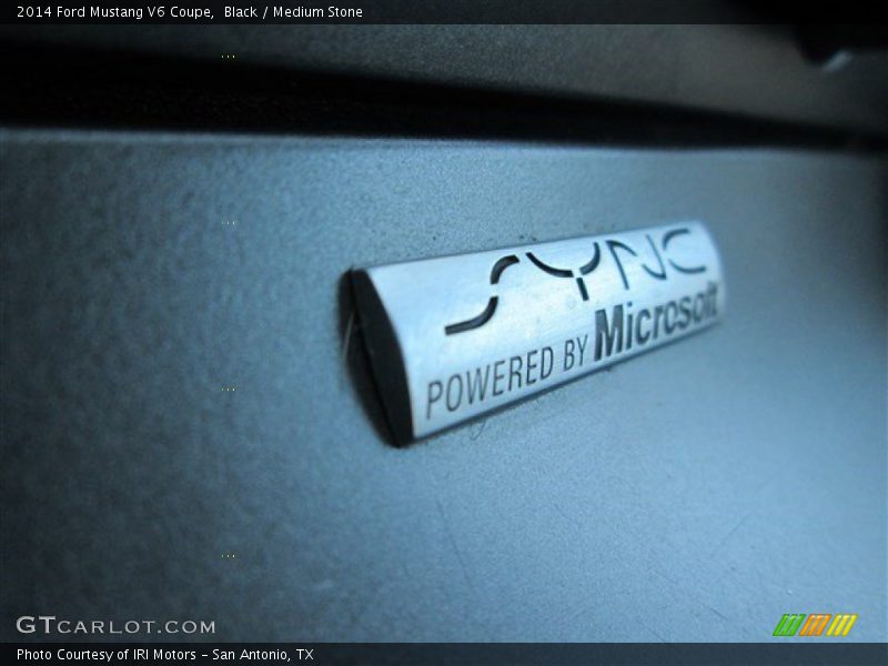 Black / Medium Stone 2014 Ford Mustang V6 Coupe