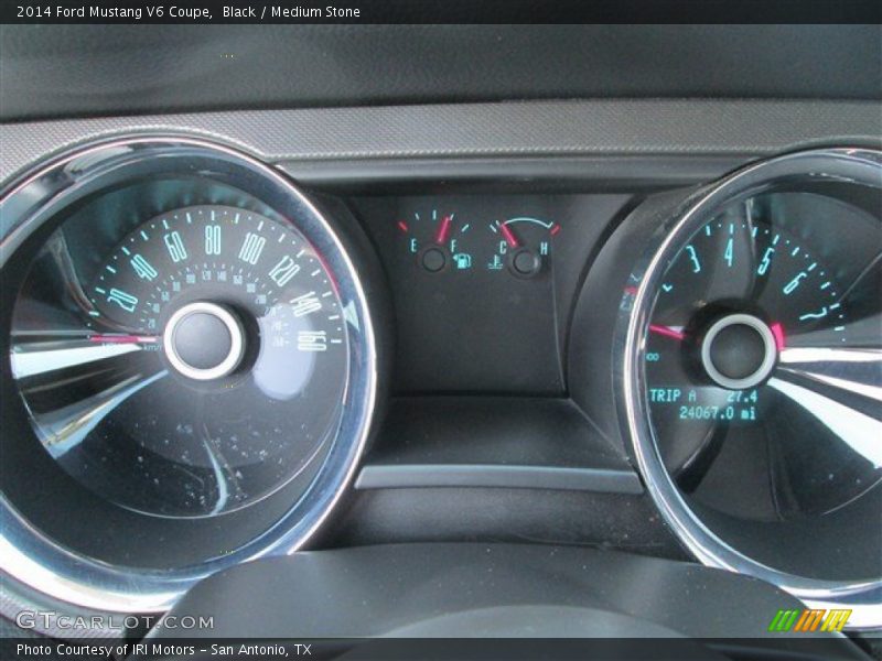 Black / Medium Stone 2014 Ford Mustang V6 Coupe