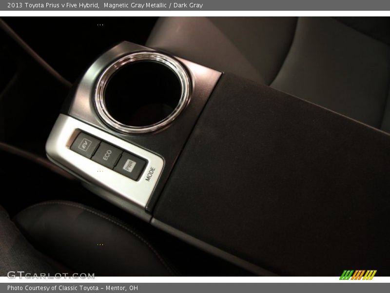 Magnetic Gray Metallic / Dark Gray 2013 Toyota Prius v Five Hybrid