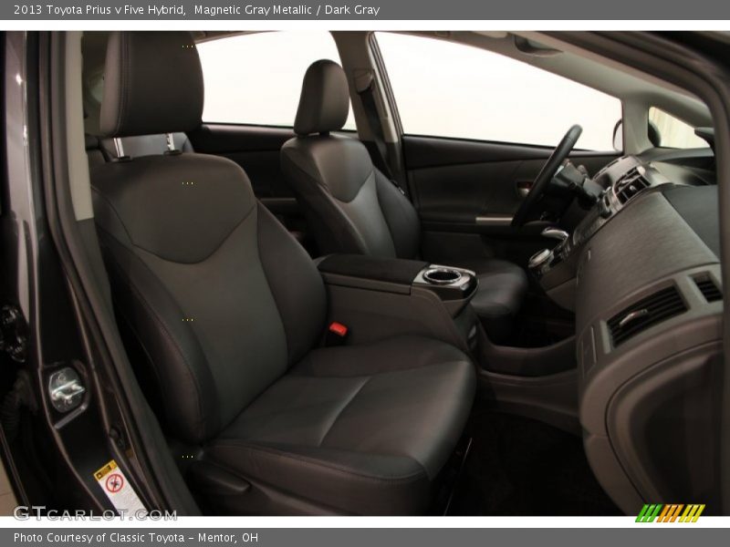 Magnetic Gray Metallic / Dark Gray 2013 Toyota Prius v Five Hybrid