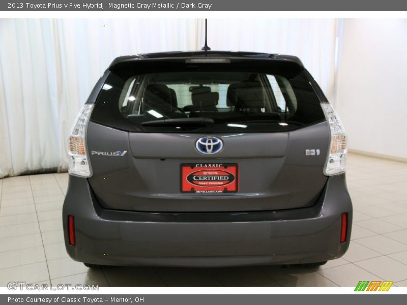 Magnetic Gray Metallic / Dark Gray 2013 Toyota Prius v Five Hybrid