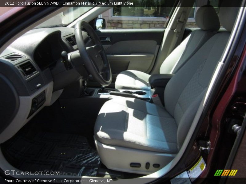 Cinnamon Metallic / Medium Light Stone 2012 Ford Fusion SEL V6 AWD