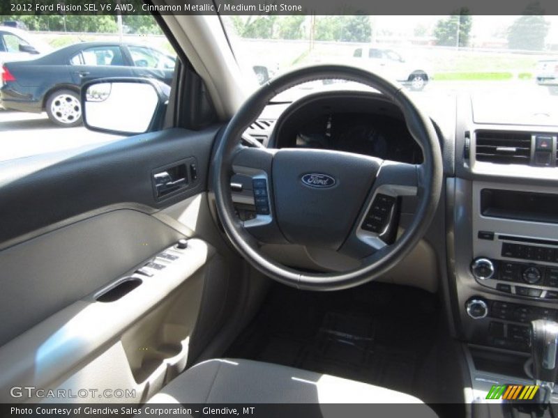 Cinnamon Metallic / Medium Light Stone 2012 Ford Fusion SEL V6 AWD