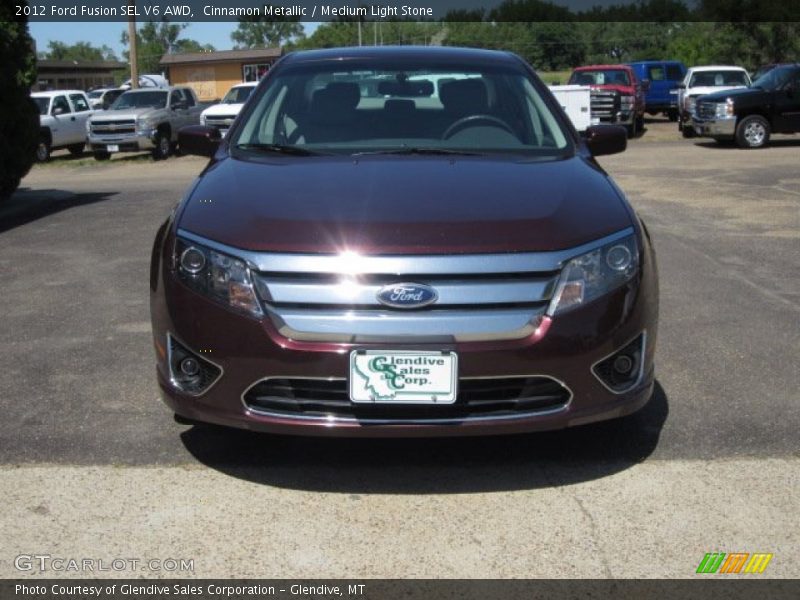 Cinnamon Metallic / Medium Light Stone 2012 Ford Fusion SEL V6 AWD
