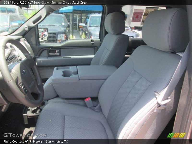 Sterling Grey / Steel Grey 2014 Ford F150 XLT SuperCrew