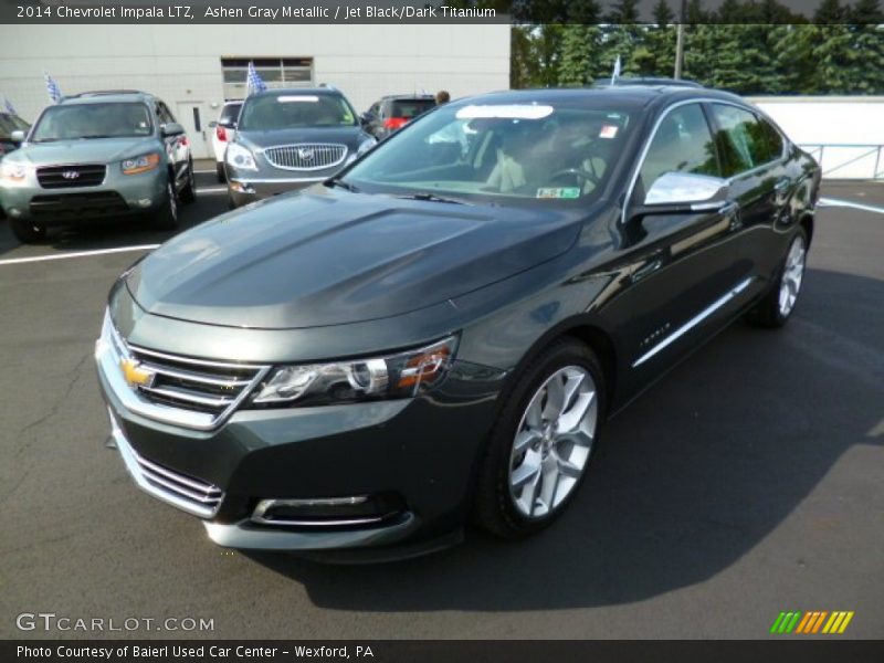 Ashen Gray Metallic / Jet Black/Dark Titanium 2014 Chevrolet Impala LTZ