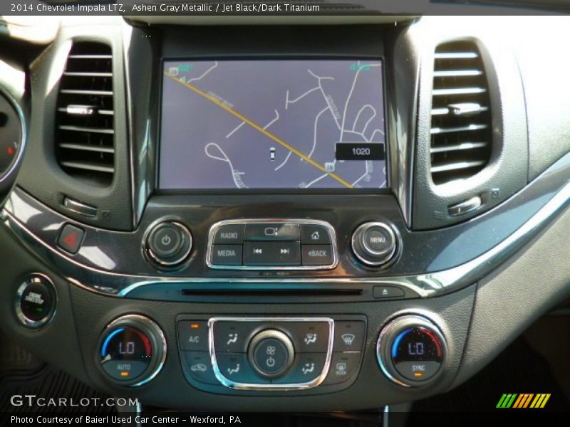 Ashen Gray Metallic / Jet Black/Dark Titanium 2014 Chevrolet Impala LTZ