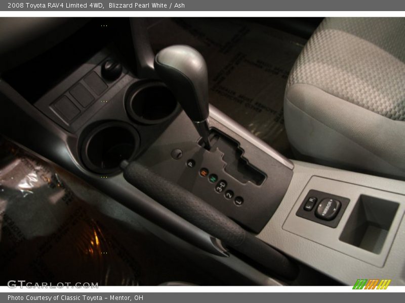 Blizzard Pearl White / Ash 2008 Toyota RAV4 Limited 4WD