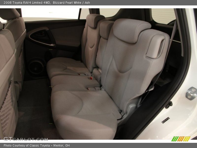 Blizzard Pearl White / Ash 2008 Toyota RAV4 Limited 4WD