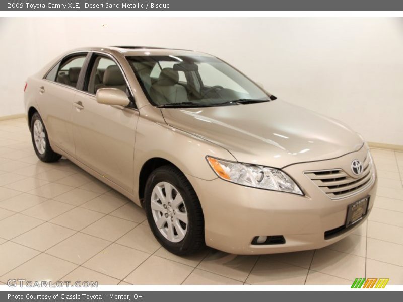 Desert Sand Metallic / Bisque 2009 Toyota Camry XLE