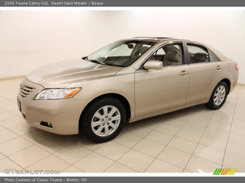 Desert Sand Metallic / Bisque 2009 Toyota Camry XLE