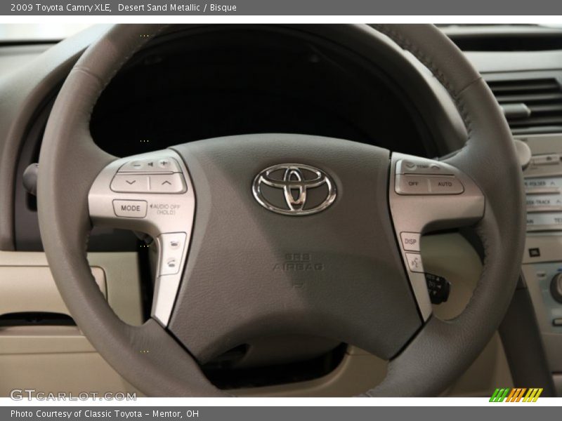 Desert Sand Metallic / Bisque 2009 Toyota Camry XLE
