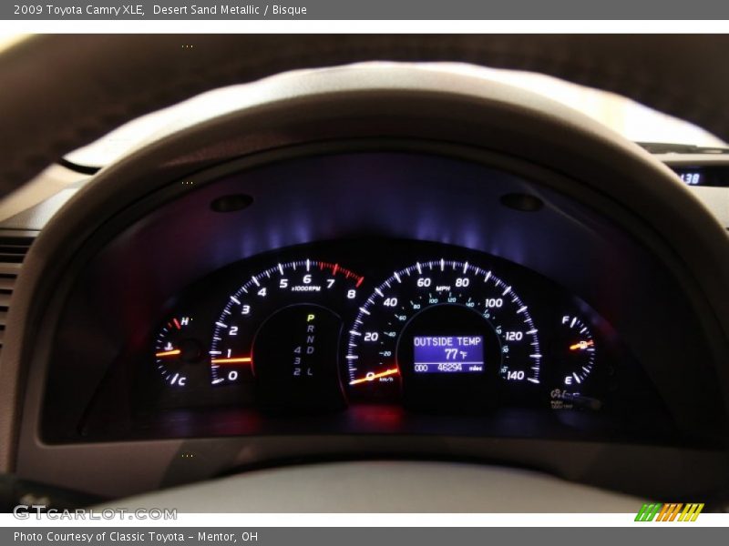 Desert Sand Metallic / Bisque 2009 Toyota Camry XLE