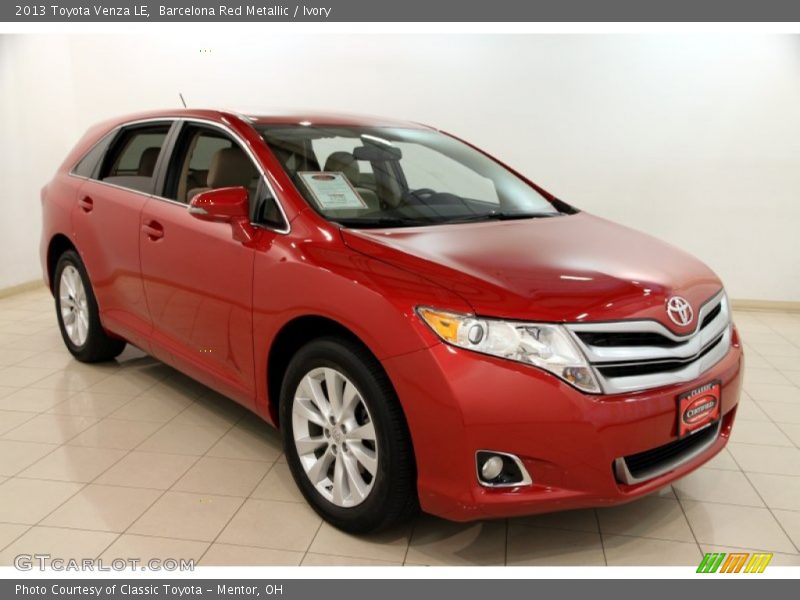 Barcelona Red Metallic / Ivory 2013 Toyota Venza LE