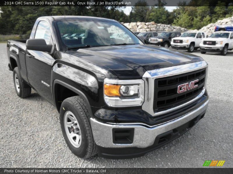 Onyx Black / Jet Black/Dark Ash 2014 GMC Sierra 1500 Regular Cab 4x4