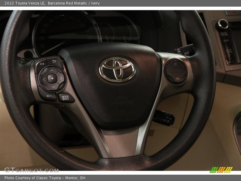 Barcelona Red Metallic / Ivory 2013 Toyota Venza LE